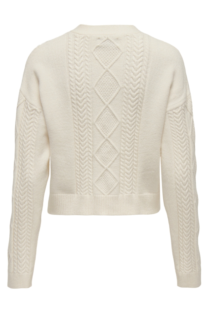 ONLFIA LS STRING CARDIGAN KNT NCA 15322412 Whitecap Gray